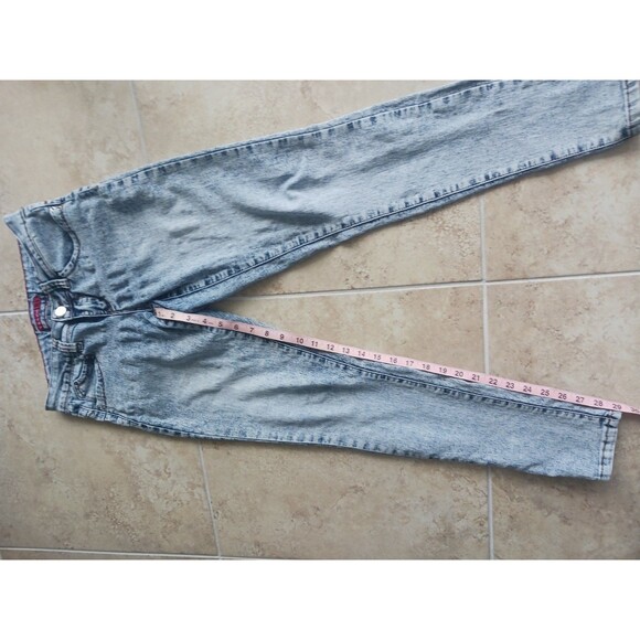 YMI Wannabettabutt Womens Skinny Jeans Size 7 Acid Wash Denim Stretch Y2K Low - Picture 12 of 16